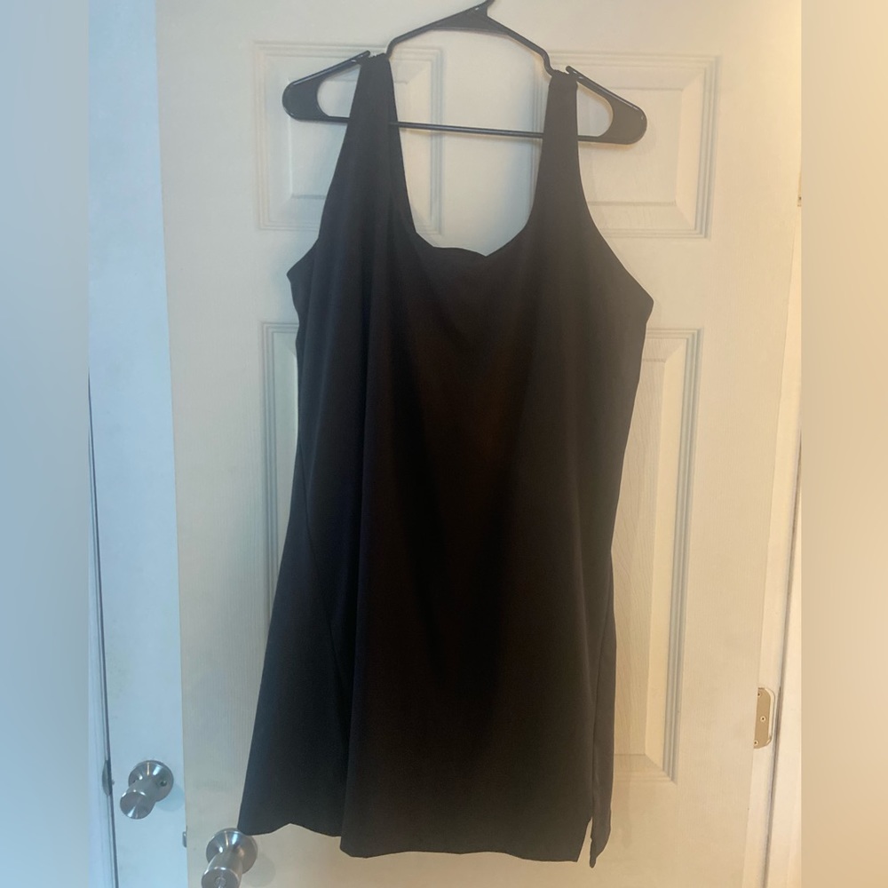 PowerSoft Sleeveless Shelf-Bra Support Dress for Women